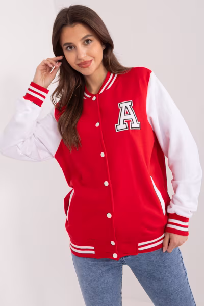 Bluza Damska Model RV-BL-7670.31 Red - Relevance — zdjęcie 1