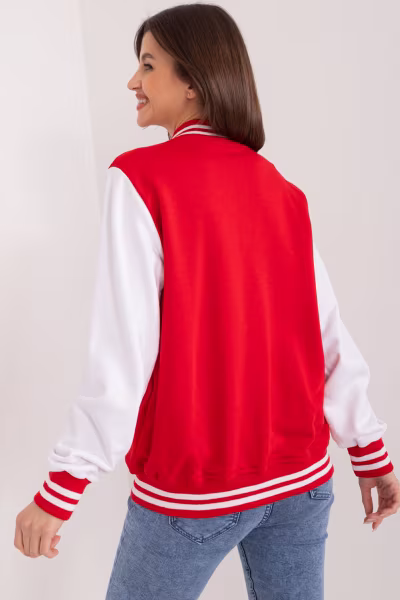 Bluza Damska Model RV-BL-7670.31 Red - Relevance — zdjęcie 3