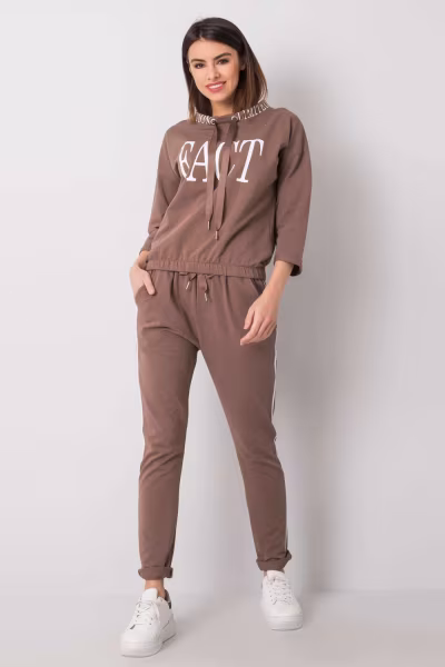 Spodnie Komplet Model RV-KMPL-6421.06 Brown - Relevance — zdjęcie 1