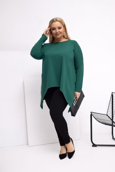 Tunika Model RV-BZ-5031.06X Dark Green - Relevance — zdjęcie 2