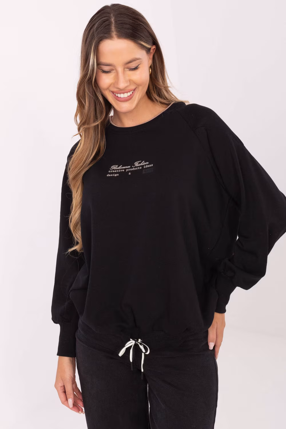 Bluza Damska Model RV-BL-A870.45 Black - Relevance