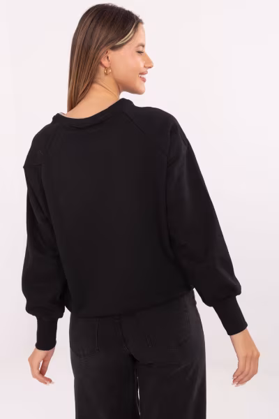 Bluza Damska Model RV-BL-A870.45 Black - Relevance — zdjęcie 3