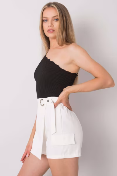 Szorty Damskie Model DHJ-SN-9858.09P Ecru - Italy Moda — zdjęcie 2