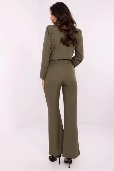 Spodnie Damskie Model DHJ-SP-18737.08 Khaki - Italy Moda — zdjęcie 3