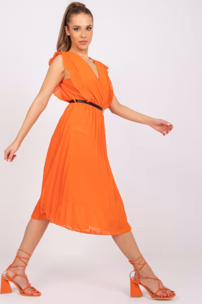 Sukienka Model DHJ-SK-N13198-1.22 Orange - Italy Moda — zdjęcie 2