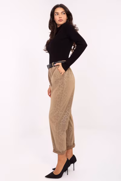 Spodnie Damskie Model IT-SP-242976.29P Camel - Italy Moda — zdjęcie 2