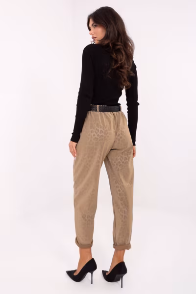 Spodnie Damskie Model IT-SP-242976.29P Camel - Italy Moda — zdjęcie 3