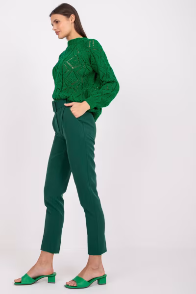 Spodnie Damskie Model DHJ-SP-12787.21X Dark Green - Italy Moda — zdjęcie 2