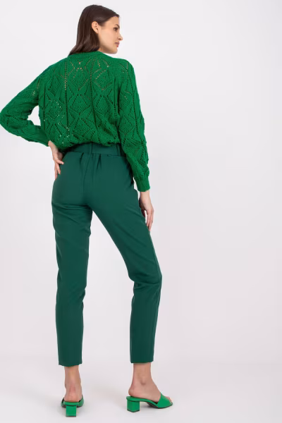 Spodnie Damskie Model DHJ-SP-12787.21X Dark Green - Italy Moda — zdjęcie 3