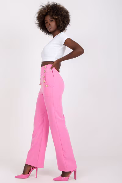 Spodnie Damskie Model DHJ-SP-16008.01X Pink - Italy Moda — zdjęcie 2