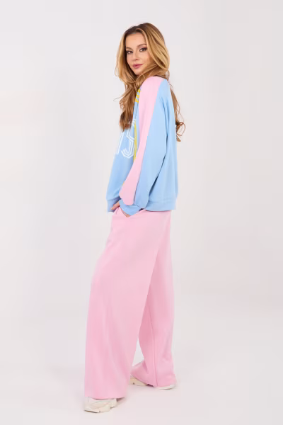 Spodnie Komplet Model MI-KMPL-82649.29 Light Pink - Italy Moda — zdjęcie 2