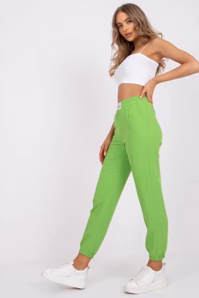 Spodnie Damskie Model DHJ-SP-15832.64 Light Green - Italy Moda — zdjęcie 2
