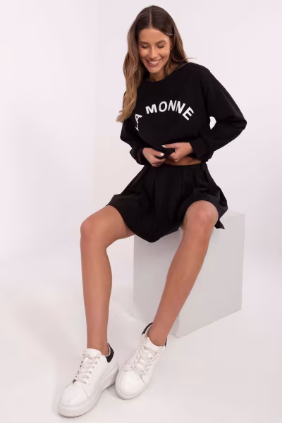 Spódnica Komplet Model MI-KMPL-M6158.92 Black - Italy Moda — zdjęcie 2