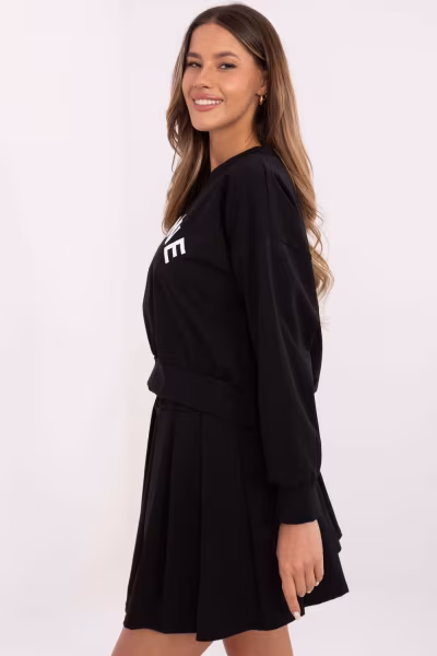 Spódnica Komplet Model MI-KMPL-M6158.92 Black - Italy Moda — zdjęcie 3