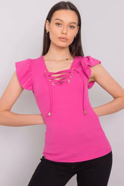 Bluzka Model DHJ-BZ-13301.34P Pink - Italy Moda — zdjęcie 1