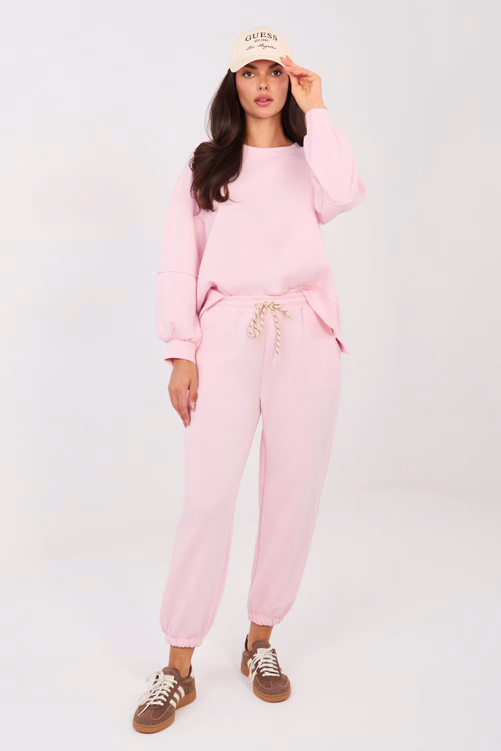 Spodnie Komplet Model IT-KMPL-9781.15 Light Pink - Italy Moda