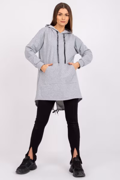 Bluza Damska Model DHJ-BL-20136.37 Grey - Italy Moda — zdjęcie 1