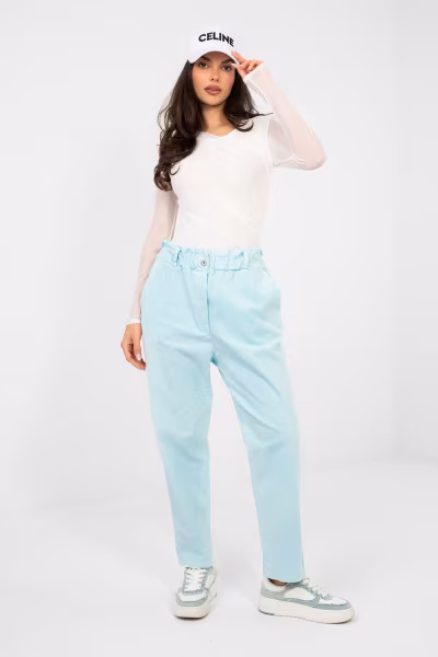 Spodnie Damskie Model MI-SP-2689.47 Light Blue - Italy Moda — zdjęcie 2