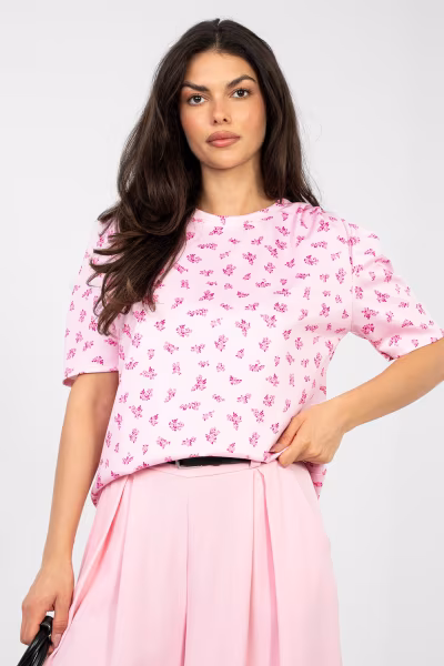 Bluzka Model MI-BZ-A2985.97 Light Pink - Italy Moda — zdjęcie 1