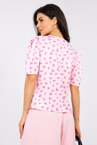 Bluzka Model MI-BZ-A2985.97 Light Pink - Italy Moda — zdjęcie 3