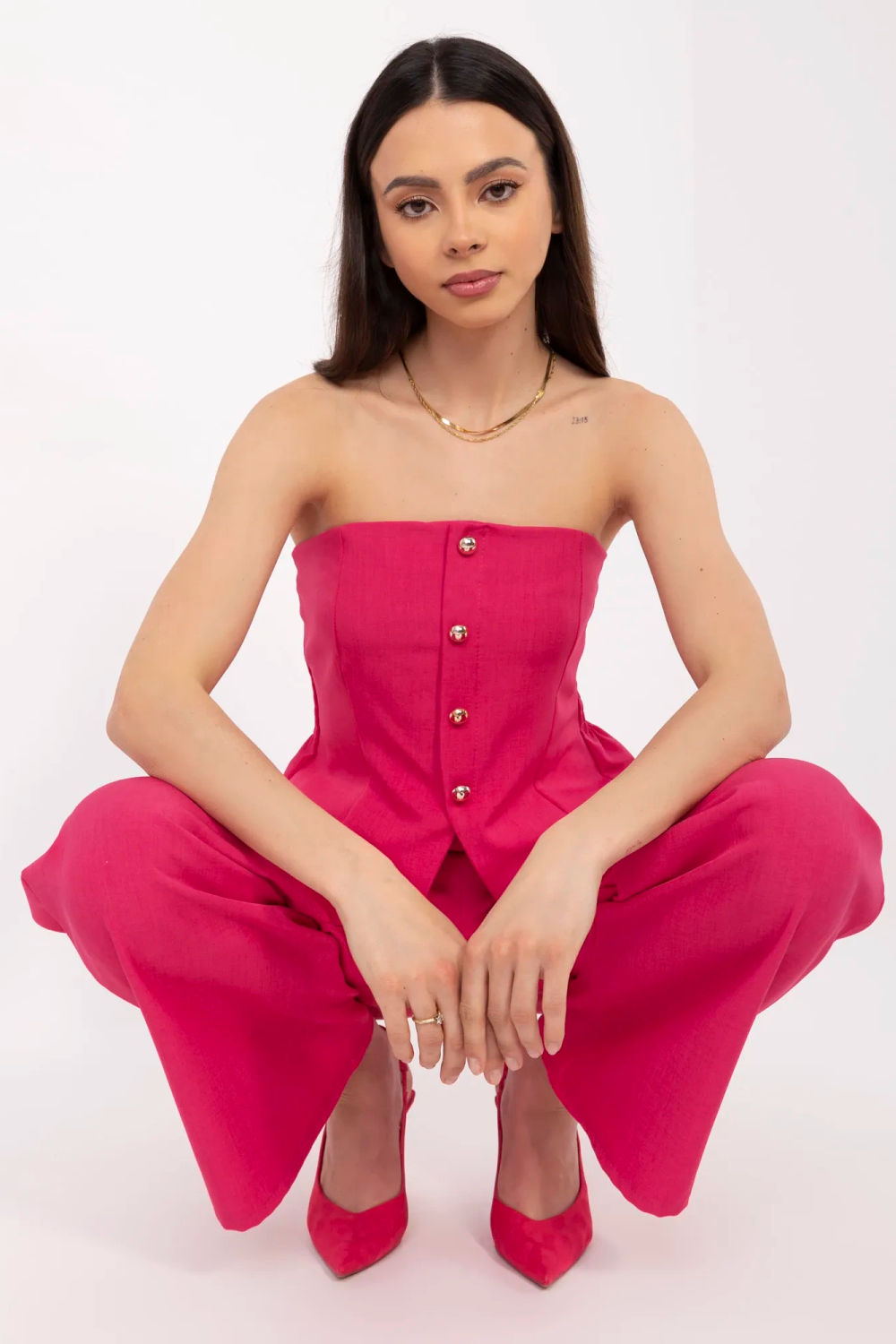 Spodnie Komplet Model MI-KMPL-A2349.75 Fuksja - Italy Moda