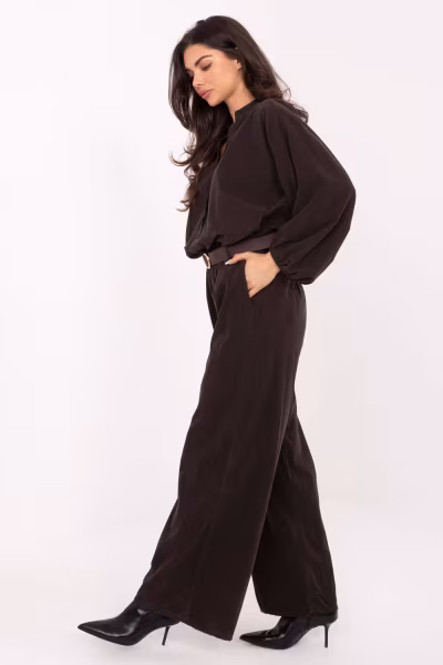 Spodnie Damskie Model IT-SP-25782.73 Dark Brown - Italy Moda — zdjęcie 2