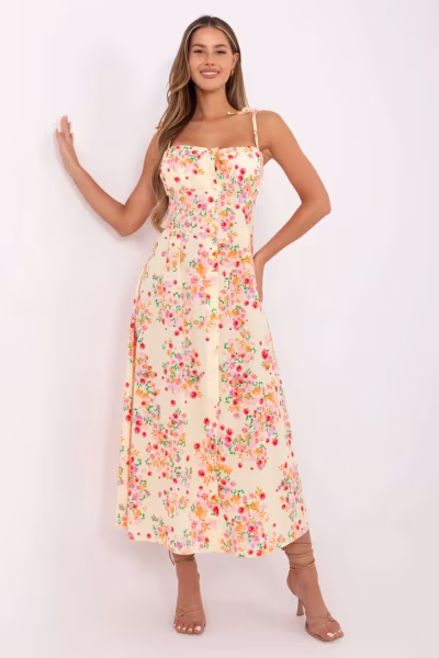 Sukienka Model MI-SK-23817-1.88 Light Yellow - Italy Moda — zdjęcie 1