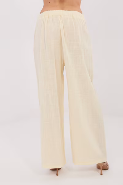 Spodnie Damskie Model IT-SP-2873.02 Light Yellow - Italy Moda — zdjęcie 3