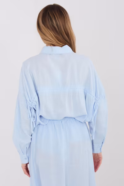 Koszula Damska Model IT-KS-3060.23 Light Blue - Italy Moda — zdjęcie 3