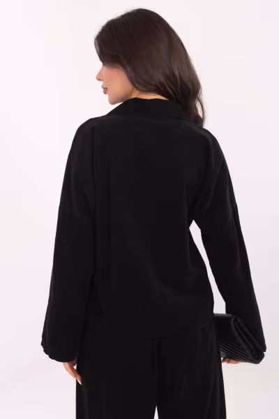Koszula Damska Model IT-KS-22390.81 Black - Italy Moda — zdjęcie 3