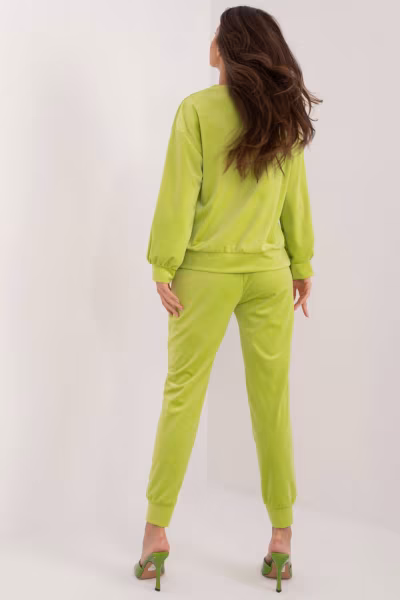 Spodnie Komplet Model DHJ-KMPL-8850.68 Limonka - Italy Moda — zdjęcie 3