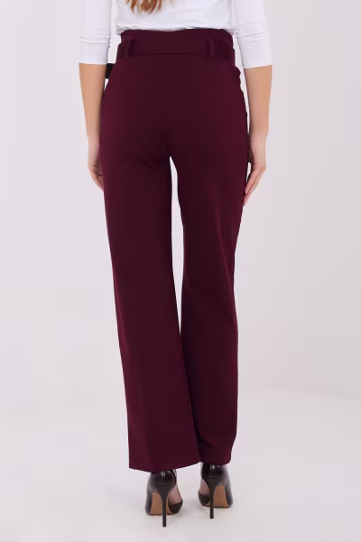 Spodnie Damskie Model IT-SP-FL7371.61 Bordo - Italy Moda — zdjęcie 3