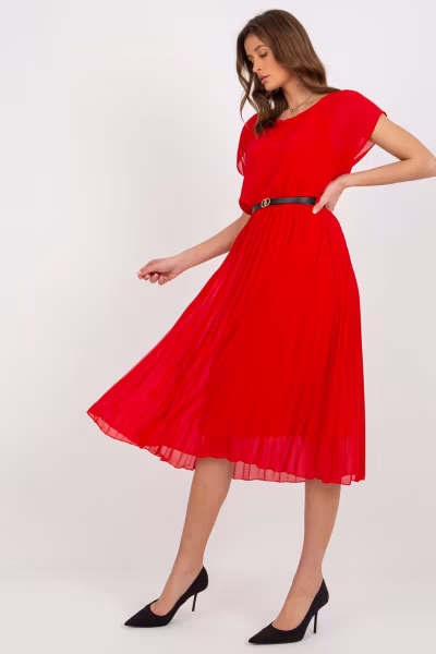 Sukienka Model DHJ-SK-8839-1.23X Red - Italy Moda — zdjęcie 2