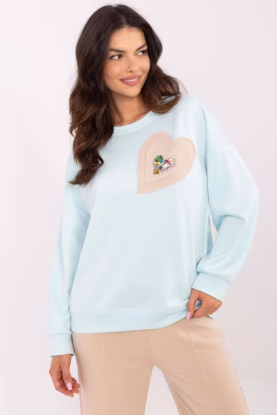 Bluza Damska Model DHJ-BL-20322.72 Light Blue - Italy Moda — zdjęcie 1