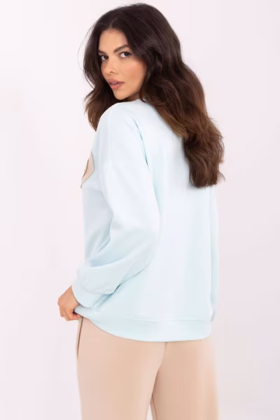 Bluza Damska Model DHJ-BL-20322.72 Light Blue - Italy Moda — zdjęcie 3