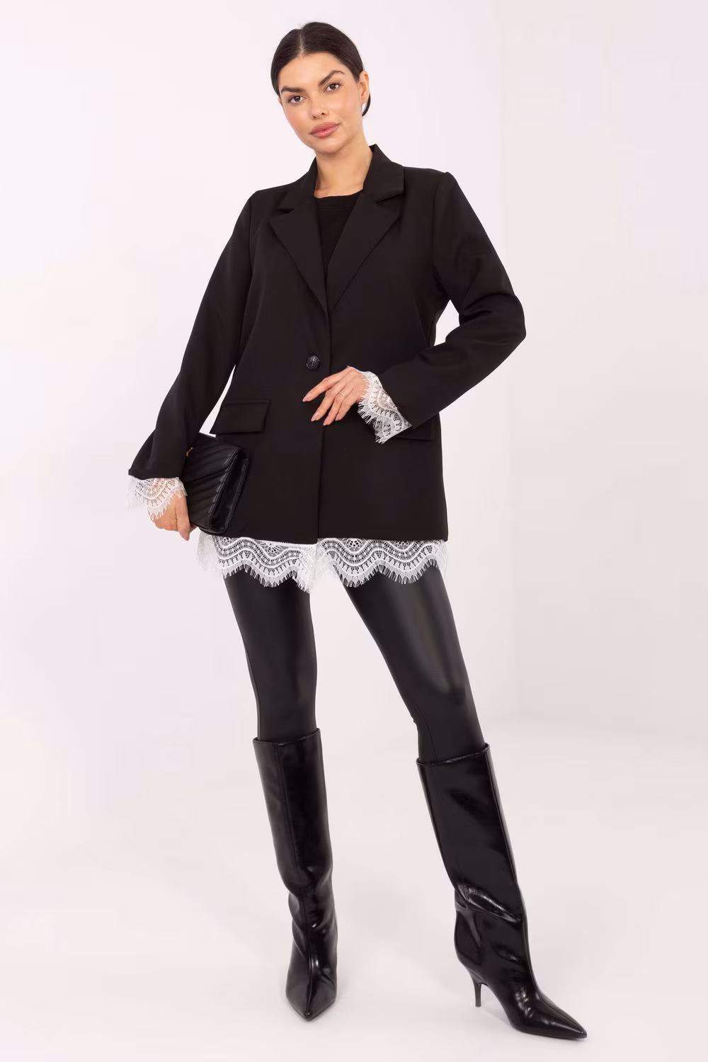Marynarka Model IT-MA-FL9916.02P Black - Italy Moda