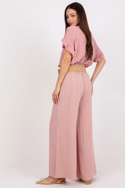 Spodnie Damskie Model DHJ-SP-8387.57 Light Pink - Italy Moda — zdjęcie 3