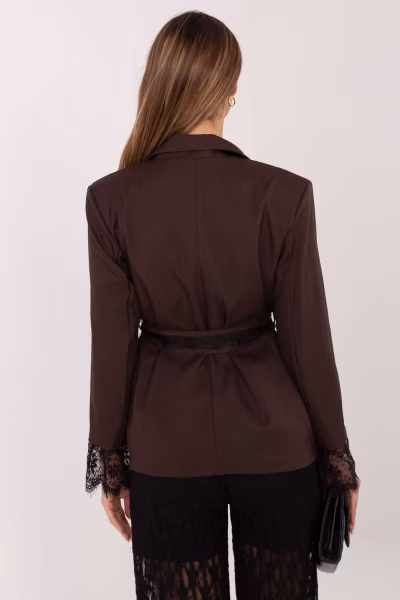 Marynarka Model MI-MA-A2895.54 Dark Brown - Italy Moda — zdjęcie 3