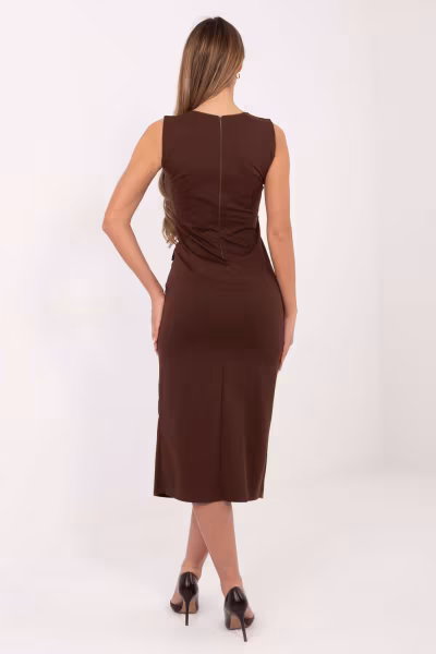 Sukienka Model IT-SK-21891.61 Brown - Italy Moda — zdjęcie 3