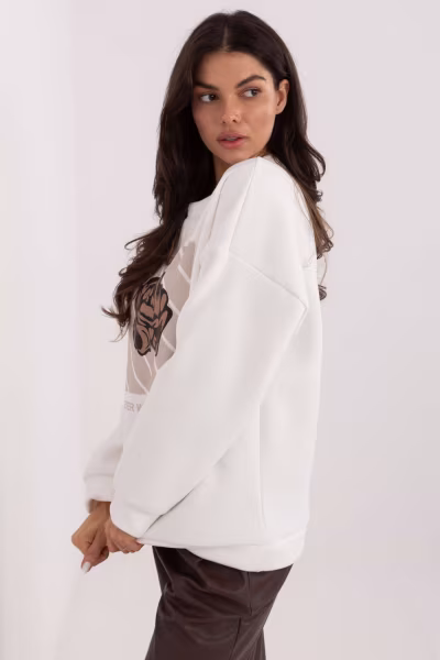 Bluza Damska Model MI-BL-4216.15 Ecru - Italy Moda — zdjęcie 2