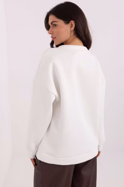 Bluza Damska Model MI-BL-4216.15 Ecru - Italy Moda — zdjęcie 3