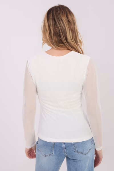 Bluzka Model IT-BZ-21915.58 White - Italy Moda — zdjęcie 3