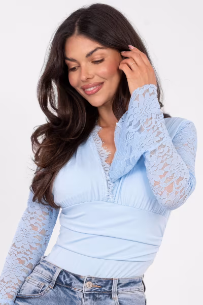 Body Model IT-BO-22160.01 Light Blue - Italy Moda — zdjęcie 1