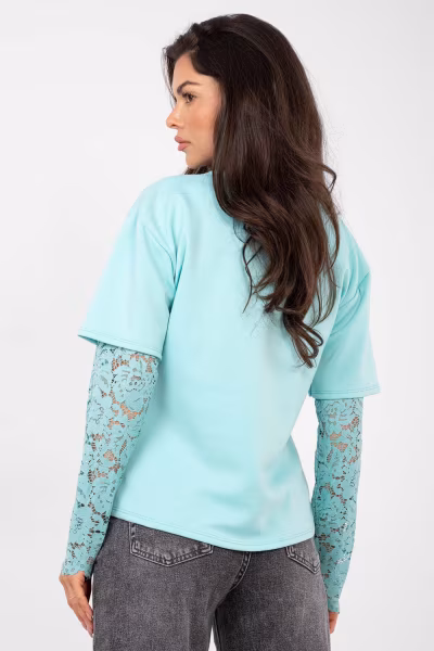 Bluzka Model IT-BZ-22128.27 Mint - Italy Moda — zdjęcie 3