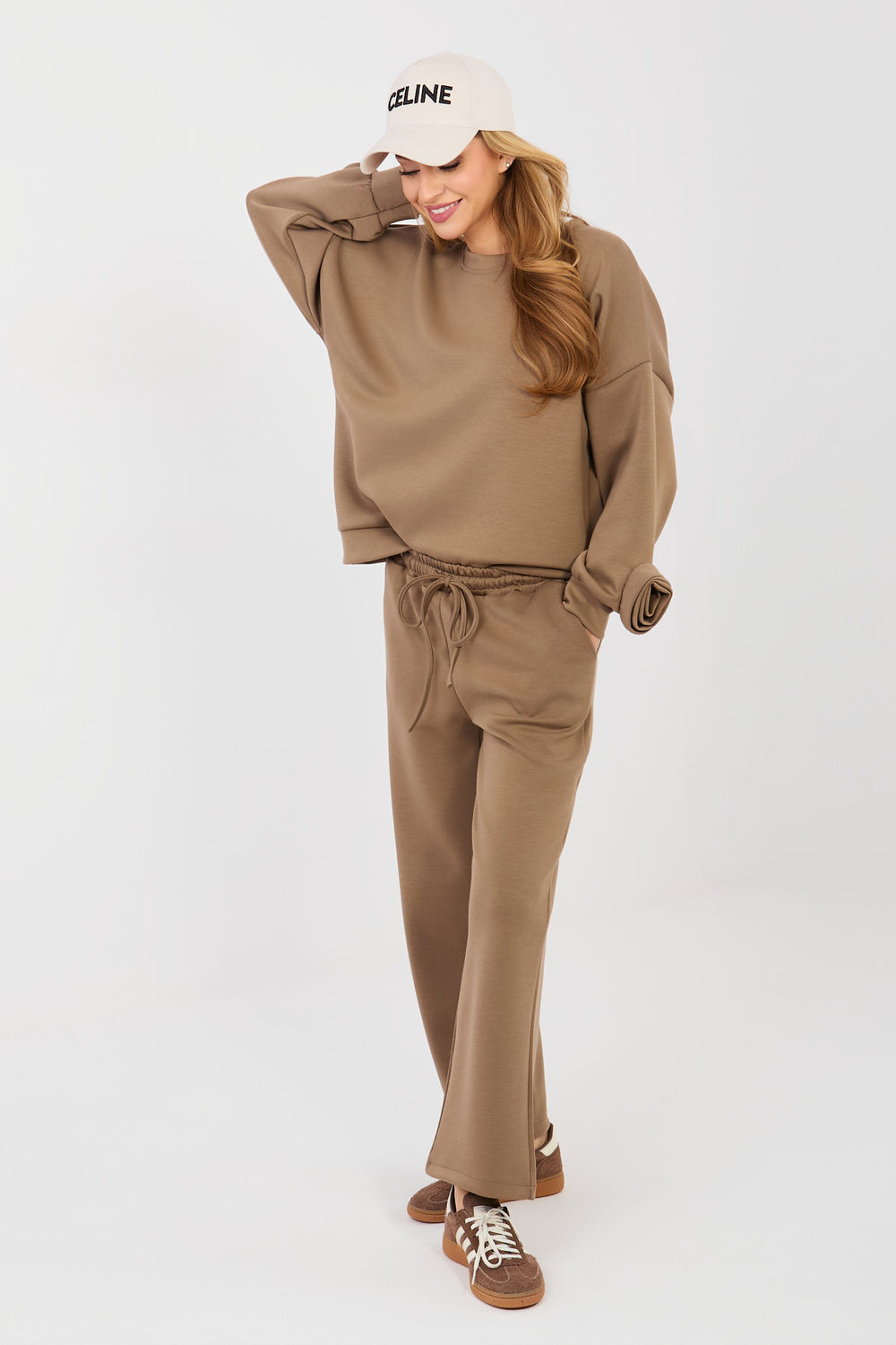 Spodnie Komplet Model IT-KMPL-10015.33 Brown - Italy Moda