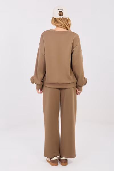 Spodnie Komplet Model IT-KMPL-10015.33 Brown - Italy Moda — zdjęcie 3