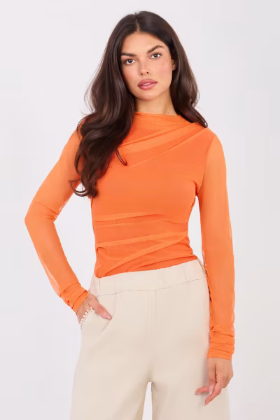 Bluzka Model IT-BZ-21830.04 Orange - Italy Moda — zdjęcie 1