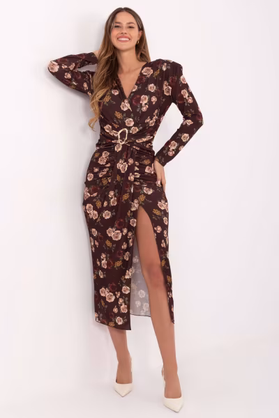 Sukienka Model IT-SK-21625-2.28 Brown - Italy Moda — zdjęcie 1