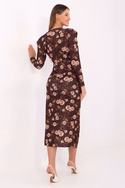 Sukienka Model IT-SK-21625-2.28 Brown - Italy Moda — zdjęcie 3