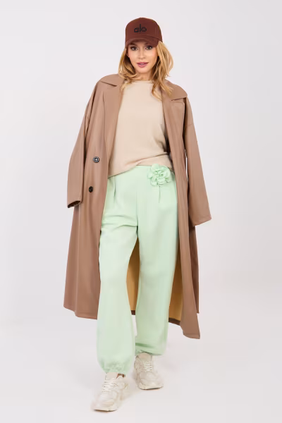 Spodnie Dresowe Model IT-SP-22197.64 Light Green - Italy Moda — zdjęcie 2